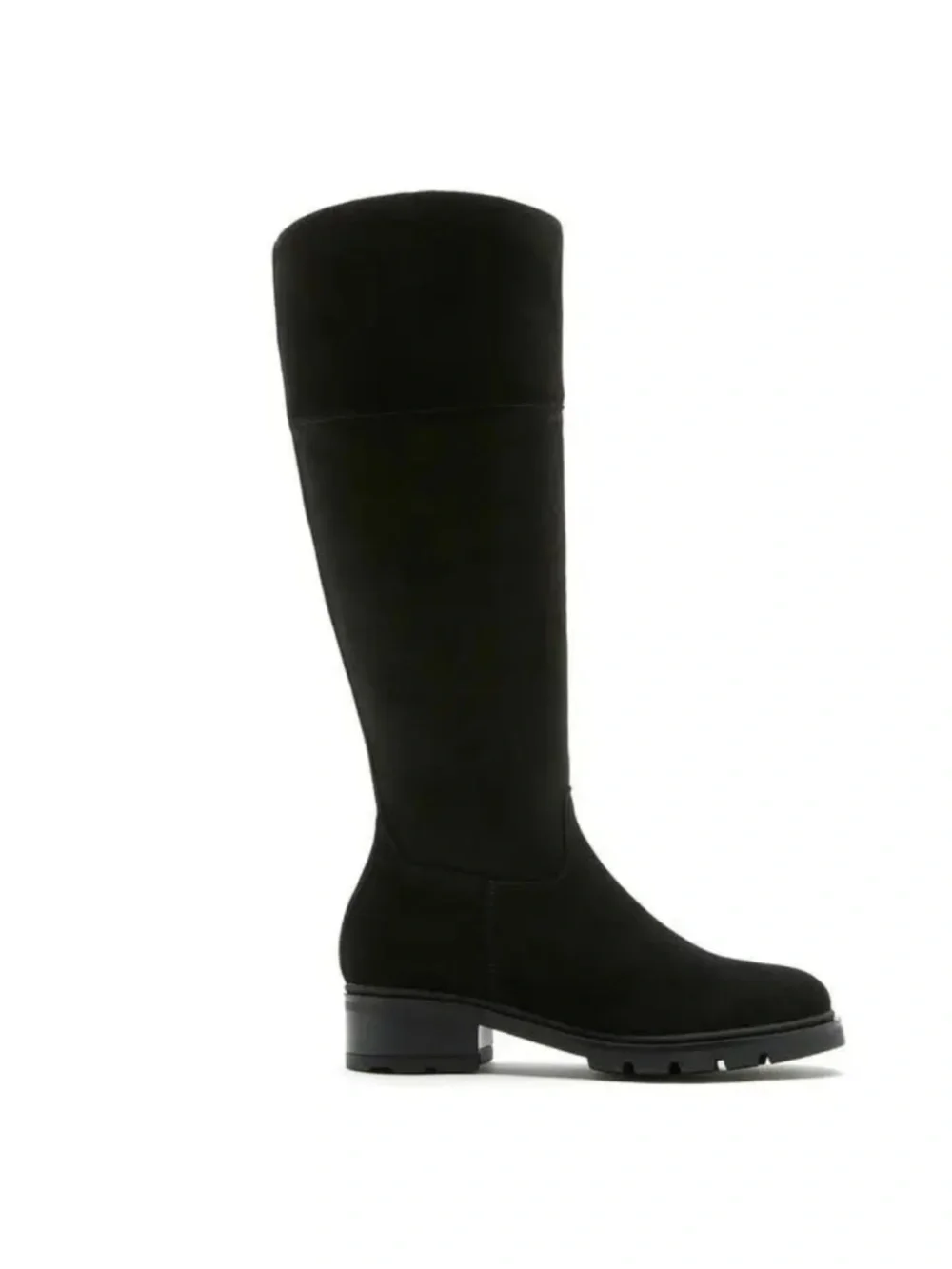NEW La CANADIENNE Black Over-the-Knee Suede Boot 8.5